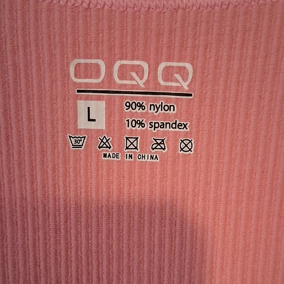 Pink Ribbed Mini Dress and Romper Set - Picture 2 of 6